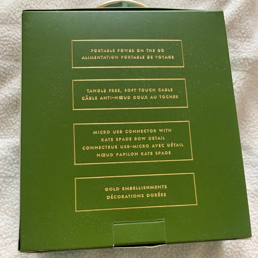 Kate spade micro USB cable